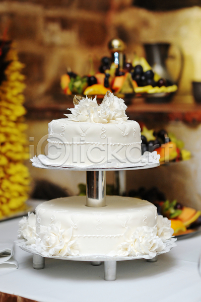 사람없음 JPG 포토 해외이미지 결혼 꽃 웨딩케이크 장식 케이크 흰색