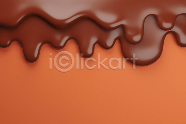 흐름 사람없음 3D JPG 포토 해외이미지 갈색 녹음(녹이기) 백그라운드 액체 주황색 초콜릿