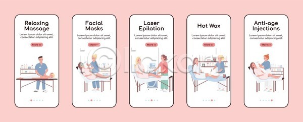뜨거움 순서 휴식 EPS 일러스트 해외이미지 가면 가이드 디자인 디지털 레이아웃 마사지 만화 모바일 배너 벽지 사용자 삭제 상점 세트 스마트폰 스크린 스파 어플리케이션 얼굴 온라인 왁스 웹 인쇄 인포그래픽 일러캐릭터 조립 주사약 치료 캐릭터 플랫 해외일러스트