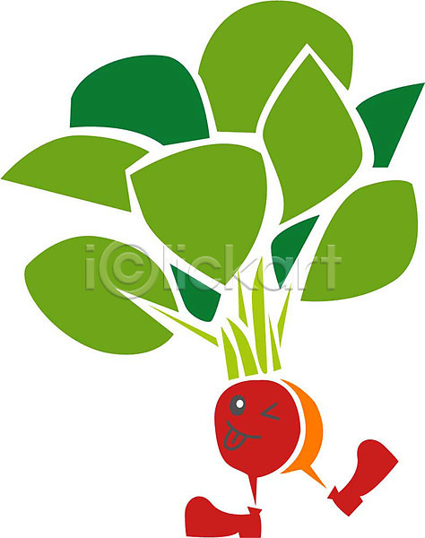 상상 EPS 일러스트 묘사 사탕무 식물 식재료 얼굴 의인화 적환무 채소 초록색 클립아트 표정 표현 형상