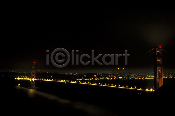 사람없음 JPG 포토 강 다리(건축물) 도시 빛 야간 야경 야외 자연 풍경(경치) 해외풍경