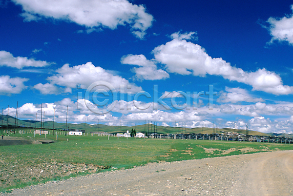 사람없음 JPG 포토 구름(자연) 목초지 목축지 몽골 아시아 야외 외국문화 자연 주간 초원(자연) 풍경(경치) 하늘 해외풍경