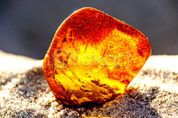 사람없음 JPG 포토 해외이미지 보석 빛 앰버 자연 주황색 투명 화석
