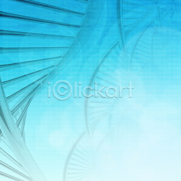 사람없음 3D JPG 디지털합성 편집이미지 해외이미지 DNA 백그라운드 빛 약 유전자구조 의학 파란색