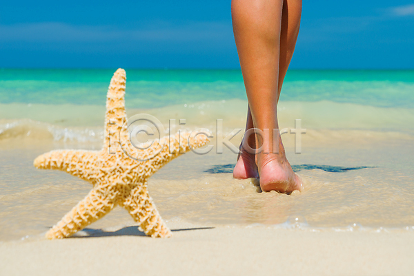 뜨거움 사람 여자 한명 JPG 포토 해외이미지 껍질 노란색 디자인 맨발 모래 몰디브 바다 발 베트남 불가사리 소라 신체 여름(계절) 우주 추상 쿠바 태국
