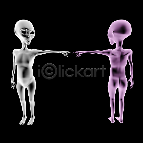 사람없음 3D JPG 실루엣 포토 해외이미지 UFO 가상 공상 손뻗기 야간 외계인 우주