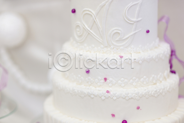 사람없음 JPG 포토 해외이미지 결혼 꽃 무늬 스프링클 웨딩케이크 장식 케이크