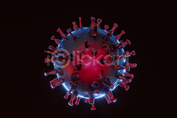 사람없음 3D JPG 해외이미지 검은색 델타변이바이러스 바이러스 빨간색 세포 오미크론 의학 전염병 코로나바이러스 코로나바이러스감염증19