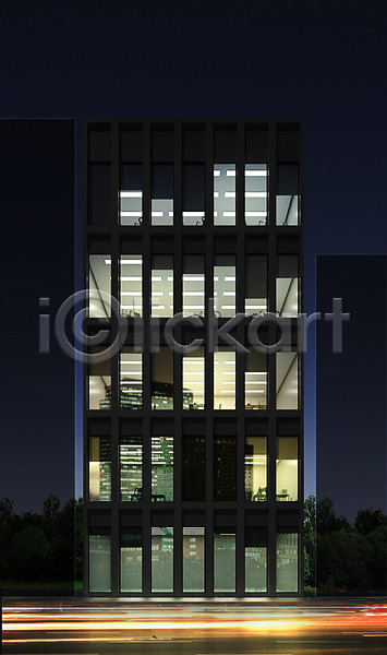 사람없음 3D PSD 디지털합성 편집이미지 3D소스 건물 건축 나무 도시 빌딩 빛 야간 야외 주택