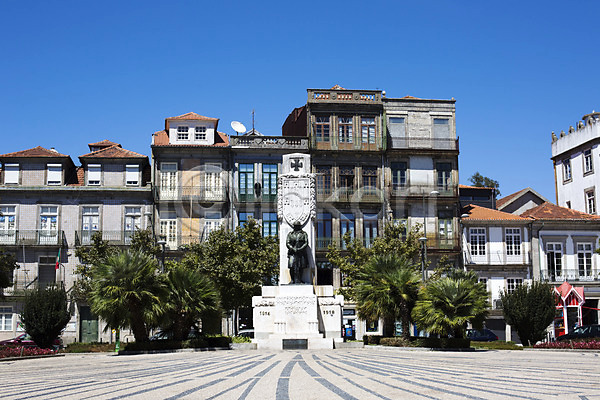 사람없음 JPG 포토 건축물 광장 동상 야외 유럽풍경 주간 포르투갈 풍경(경치) 해외풍경