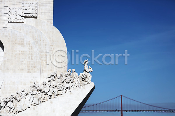 사람없음 JPG 포토 건축물 다리(건축물) 야외 유럽풍경 조형물 주간 포르투갈 풍경(경치) 하늘 해외풍경