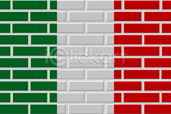 애국심 사람없음 3D JPG 일러스트 포토 해외이미지 깃발 디자인 배너 백그라운드 벽 이탈리아 전국 질감 페인트