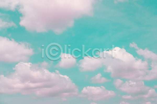 사람없음 JPG 포토 해외이미지 구름(자연) 맑음 민트색 야외 주간 하늘