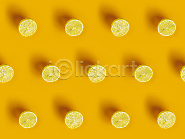 사람없음 JPG 포토 해외이미지 단면 레몬 백그라운드 주황색 패턴 패턴백그라운드