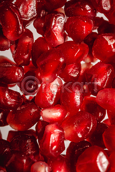 사람없음 JPG 근접촬영 포토 해외이미지 낟알 날것 빨간색 석류 석류알