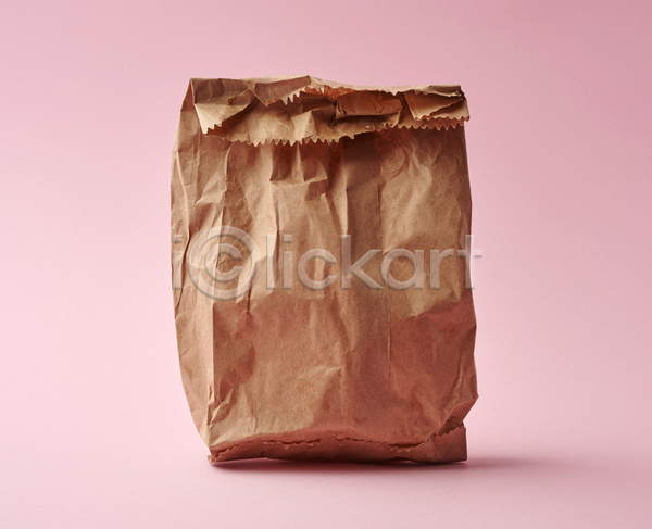 사람없음 JPG 포토 해외이미지 갈색 구김 분홍색 자르기 재활용 접기 종이 종이봉투 패키지
