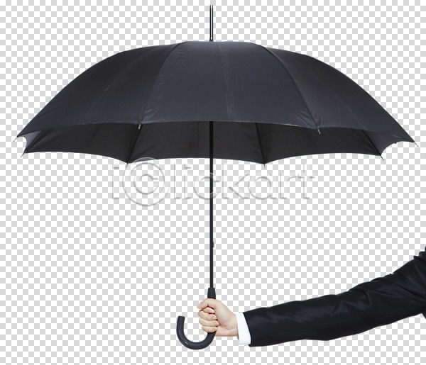 남자 성인 신체부위 PNG 편집이미지 검은색 손 우산 정장 편집소스 펼침