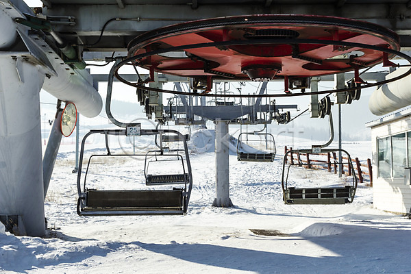 사람없음 JPG 포토 겨울 겨울풍경 눈(날씨) 리프트 몽골 설경 설원 스키리프트 스키장 야외 자연 주간 풍경(경치) 해외풍경