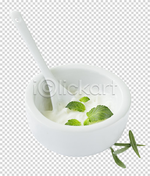 사람없음 PNG 편집이미지 그릇 민트 숟가락 약초 오브젝트 요거트 잎 초록색 편집소스 풀잎 허브 흰색