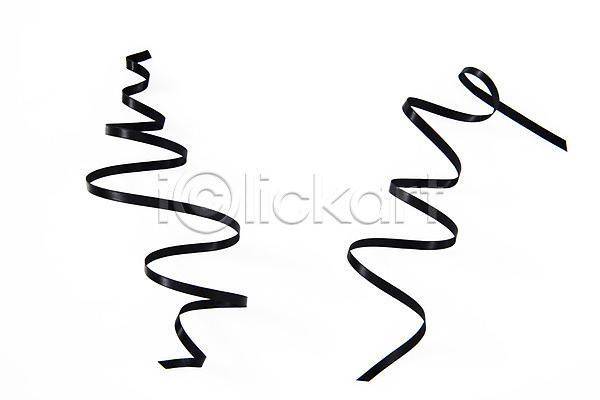 사람없음 JPG 포토 하이앵글 검은색 끈 리본 스튜디오촬영 실내 오브젝트 플랫레이 흰배경