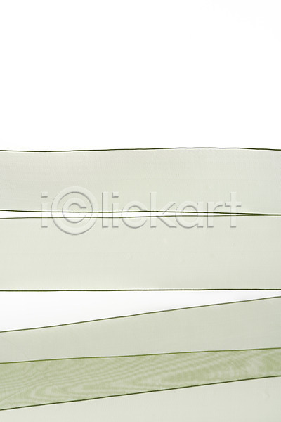 사람없음 JPG 포토 하이앵글 끈 리본 스튜디오촬영 실내 연두색 오간디리본 오브젝트 플랫레이 흰배경