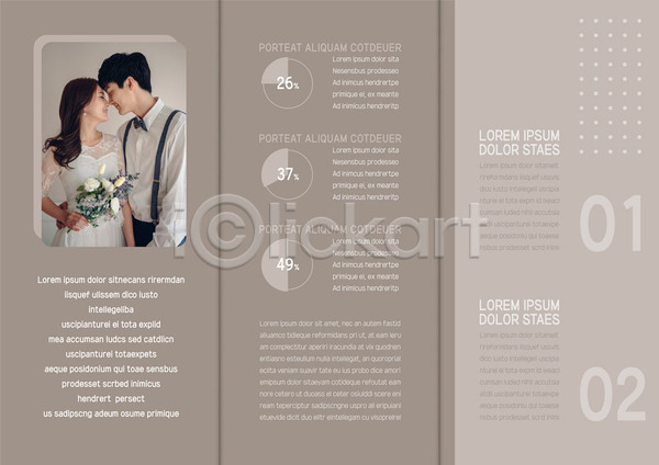 사랑 행복 20대 남자 두명 사람 성인 성인만 여자 한국인 AI(파일형식) 템플릿 3단접지 결혼 그래프 내지 드레스 리플렛 머리맞대기 미소(표정) 부케 북디자인 북커버 상반신 신랑신부 출판디자인 팜플렛
