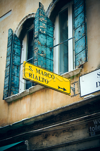 사람없음 JPG 포토 해외이미지 거리 건물 도로표지판 미술 베네치아 사인 여행 여행객 운하 이탈리아 하늘