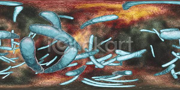 복잡 사람 사람없음 3D JPG 일러스트 포토 해외이미지 가상 가상현실 감염 과학 미생물 박테리아 생물학 세포 약 원형 전염병 질병 파노라마 해외일러스트 현미경 현실 호흡기관