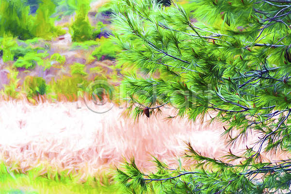 성장 사람없음 JPG 소프트포커스 포토 해외이미지 강렬 겨울 계절 그래픽 그림 나무 나뭇가지 내추럴 닫기 미술 백그라운드 브런치 상록수 소나무 식물 암초 야외 잎 자연 초록색 침엽수 컬러풀 페인트 환경