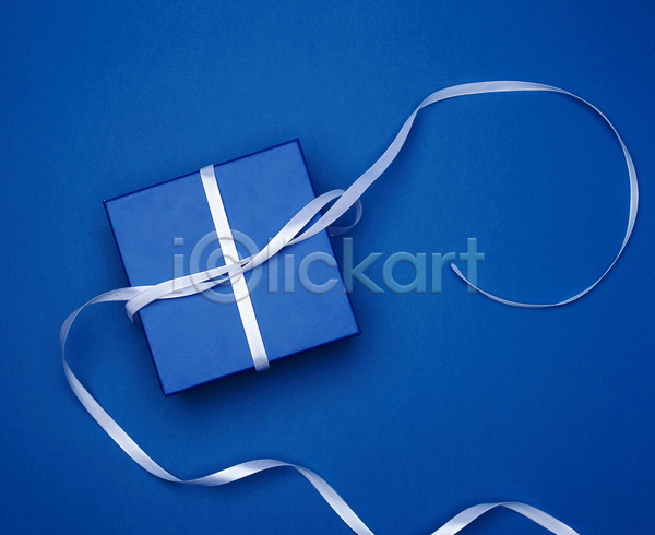 축하 사람없음 JPG 포토 해외이미지 리본 상자 선물 선물상자 오브젝트 파란색