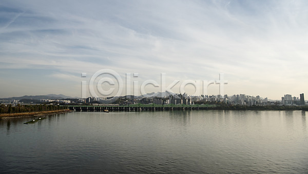 사람없음 JPG 포토 강가 구름(자연) 도시 도시풍경 빌딩 서울 야외 주간 하늘 한강 한강철교 한국