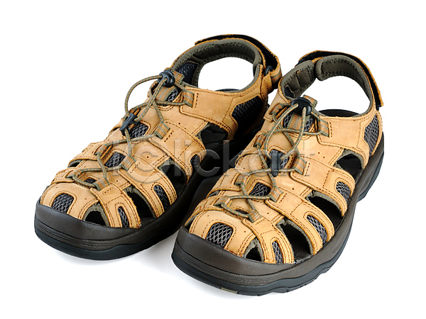 새로움 남자 사람없음 JPG 포토 해외이미지 2 가죽 갈색 고립 샌들 신발 쌍 여름(계절) 오브젝트 하이킹