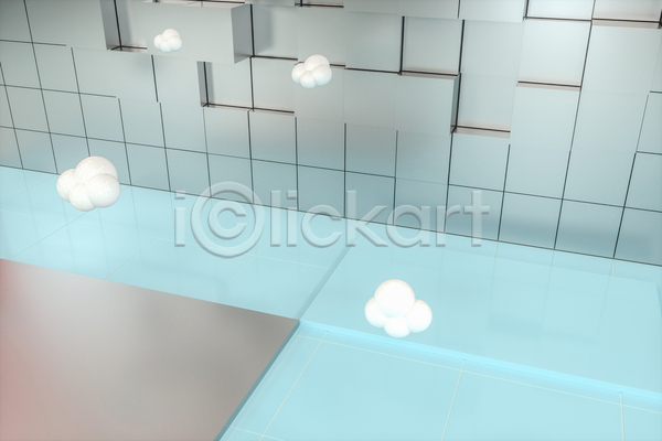 사람없음 3D JPG 해외이미지 구름(자연) 그래픽 디자인 목업 백그라운드 큐브