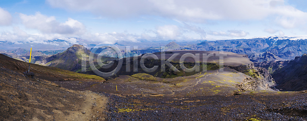 울퉁불퉁 사람없음 JPG 포토 해외이미지 강 개울 계곡 골짜기 공원 내추럴 물 백그라운드 보호구역 산 숙이기 아이슬란드 안개 야외 언덕 여행 용암 이끼 자국 자연 초록색 컬러풀 트래킹 파노라마 파란색 하이킹 해외포토 화산