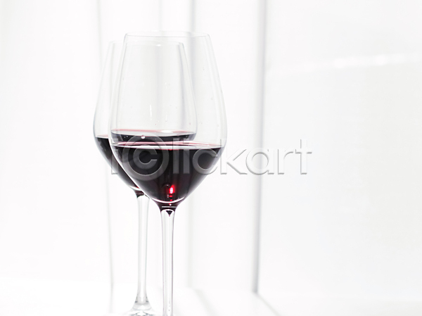 사람없음 JPG 포토 해외이미지 두잔 레드와인 실내 와인 와인잔 흰배경