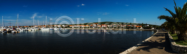 사람없음 JPG 포토 해외이미지 9월 가을 바다 자연 지중해 크로아티아 풍경 항구 해외포토