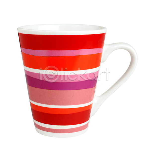 사람없음 JPG 포토 해외이미지 1 고립 도자기 머그컵 빨간색 손잡이 싱글 오브젝트 줄무늬 중국 차(음료) 커피 컨테이너 컵 흰색