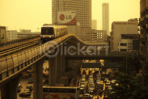 사람없음 JPG 포토 해외이미지 기차 도시 동남아시아 방콕 아시아 역 태국