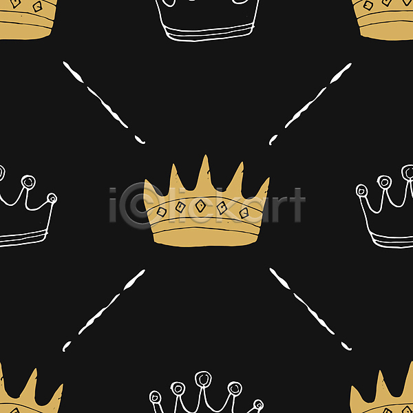 고급 클래식 사람없음 JPG 포토 해외이미지 갈색 검은색 디자인 백그라운드 왕관 패턴