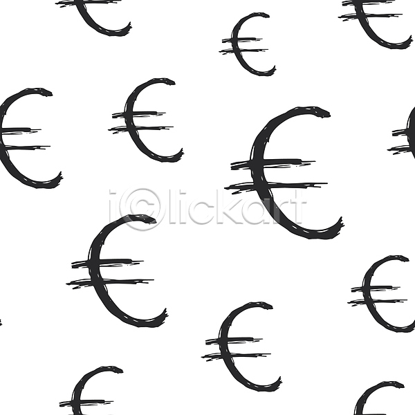 사람없음 JPG 일러스트 포토 해외이미지 금융 돈 디자인 백그라운드 손그림 스케치 심볼 유로 패턴 패턴백그라운드 화폐기호