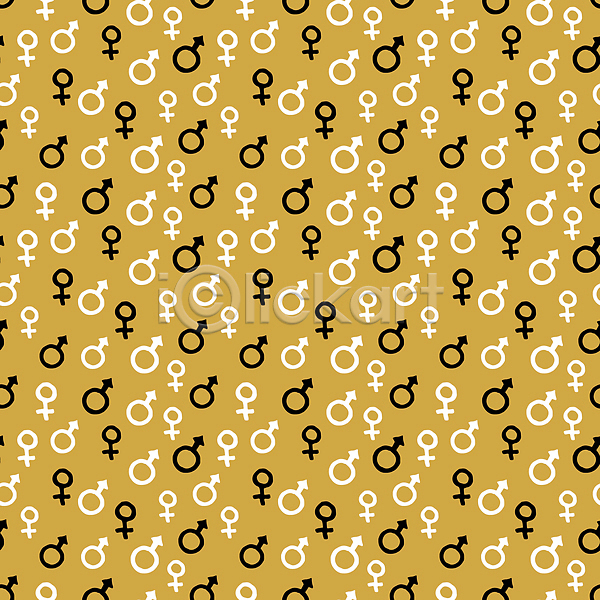 사람없음 JPG 포토 해외이미지 남자기호 노란색 백그라운드 성별 성별기호 심볼 여자기호 패턴