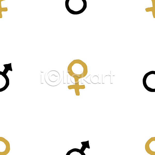 사람없음 JPG 포토 해외이미지 검은색 남자기호 노란색 백그라운드 성별 성별기호 심볼 여자기호 패턴 흰색