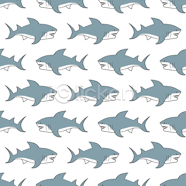 사람없음 JPG 포토 해외이미지 그림 백그라운드 상어 패턴 패턴백그라운드