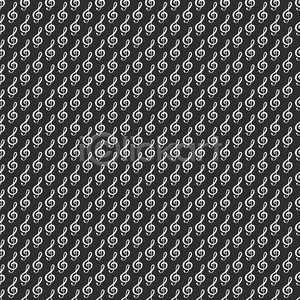사람없음 JPG 일러스트 포토 해외이미지 검은색 높은음자리표 디자인 백그라운드 음악 음표 패턴