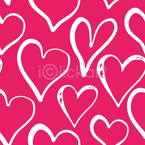 사랑 행복 사람없음 JPG 일러스트 해외이미지 디자인 백그라운드 분홍색 패턴 하트