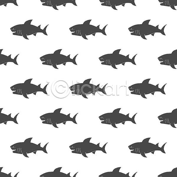 사람없음 JPG 실루엣 포토 해외이미지 그림 백그라운드 상어 패턴 패턴백그라운드