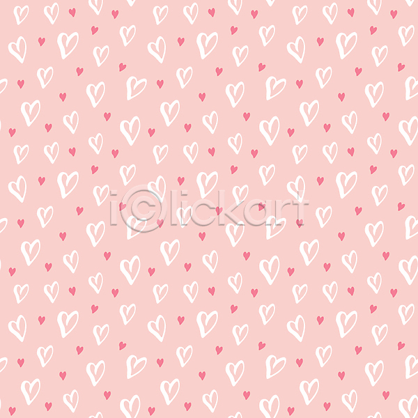 사랑 행복 사람없음 JPG 일러스트 해외이미지 디자인 백그라운드 분홍색 패턴 하트