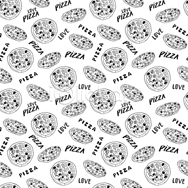 사람없음 JPG 일러스트 해외이미지 디자인 백그라운드 패턴 패턴백그라운드 피자