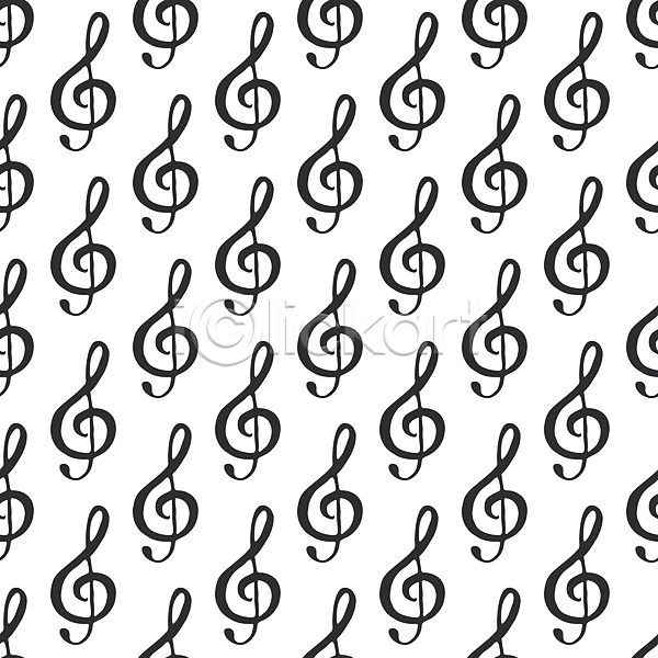 사람없음 JPG 일러스트 포토 해외이미지 검은색 높은음자리표 디자인 백그라운드 음악 음표 패턴