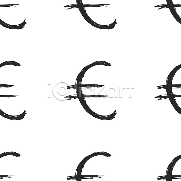 사람없음 JPG 일러스트 포토 해외이미지 금융 돈 디자인 백그라운드 손그림 스케치 심볼 유로 패턴 패턴백그라운드 화폐기호